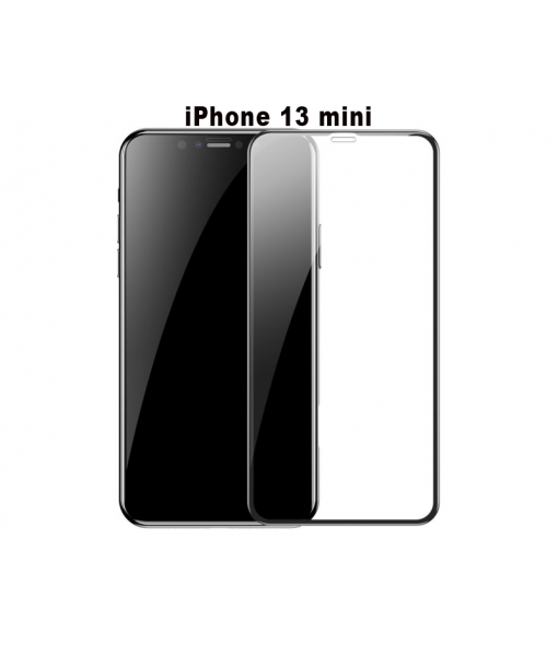 Folie Protectie ecran Apple iPhone 13 mini, antisoc 9D , Full Glue , (Smart Glass), Full Face